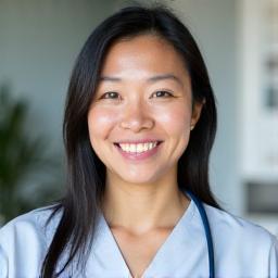 Sophie Chen, a caring and skilled veterinary nurse.